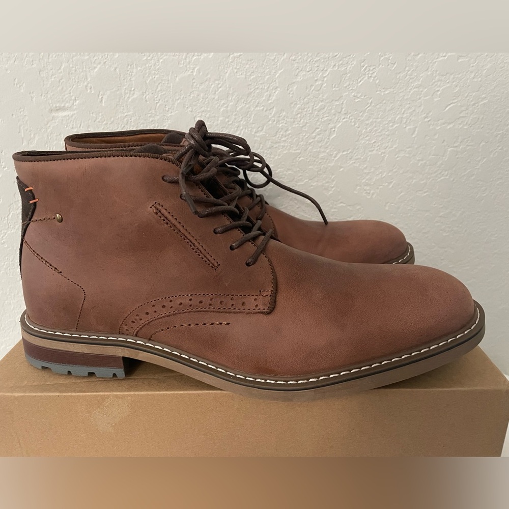 Arkbird Chukka Boots Brown Leather Oxford Lace Up - Mens Size 12